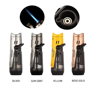 $33.83 • Buy Lubinski 1 Jet Torch Flame Cigar Lighter With Punch Vintage Gas Window Gift Box