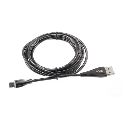 METAL MICRO USB CABLE SYNC FAST CHARGER POWER CORD 6FT LONG WIRE For CELL PHONES • $14.31