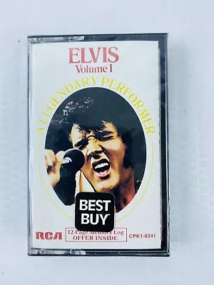 New Sealed ELVIS PRESLEY Music Cassette - Elvis Volume 1 - A Legendary Performer • $9.95