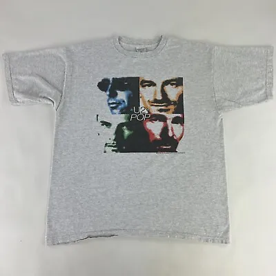 Vintage 1997 U2 Pop Mart Men’s 2-Sided Graphic Tour Concert Band T-Shirt Size XL • $24.95