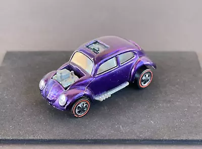 Vintage Hot Wheels Redline 1968 Purple Custom Volkswagen Bug US - Excellent NR • $80.95