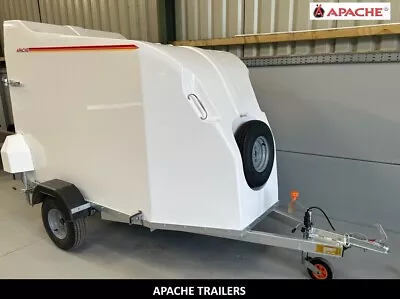 New Apache 8x4 Tow Box Van Bike Quad Trailer Nationwide UK Delivery 8X4 BOX VAN • £2799