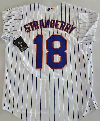 Mets Jersey #18 Darryl Strawberry NWT Stitched White Size SMLXL2XL *NEW* • $49.99