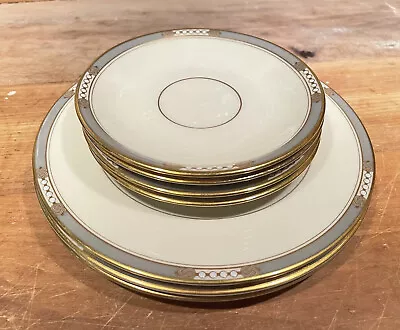 $119.99 • Buy 7 Lenox McKinley Presidential Collection 8 3/8  Salad Plates + 4 Tea Cup Plates