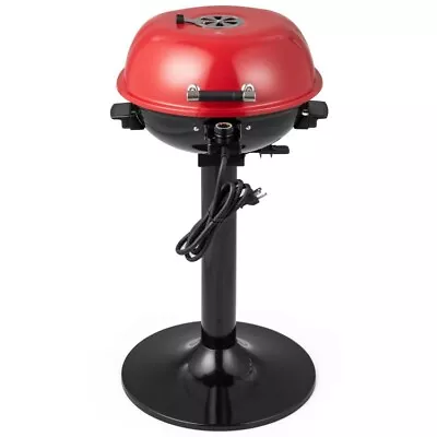 1600W Electric BBQ Grill Outdoor With Warming Rack & Temperature Control Red • $93.96