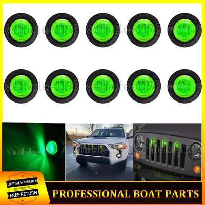 10X 3/4 Decorate Raptor Style Green Grille LED Lights Waterproof • $11.98