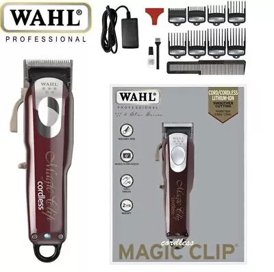 Wahl 5-Star Series Cordless Magic Clip Professional Hair Clipper Shaver  AU • $94.50