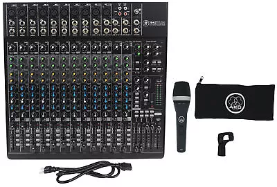 Mackie 1642VLZ4 Mixer 16-channel Analog Low-Noise W/ 10 ONYX Preamps+AKG D5S Mic • $639.99