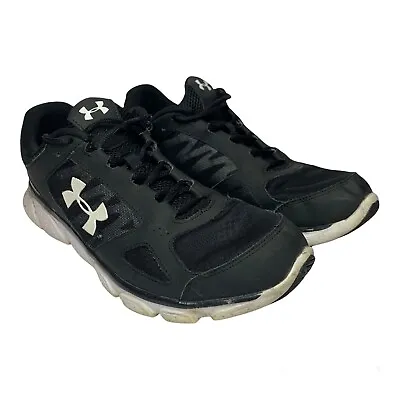 UNDER ARMOUR Micro G Assert Men's 11.5 Running Shoes 3020673-001 Black • $28.99