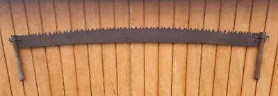 Antique 2 Man Crosscut Logging Saw  Carpenter Outdoor Tool Primitive Decor #12 • $99.99