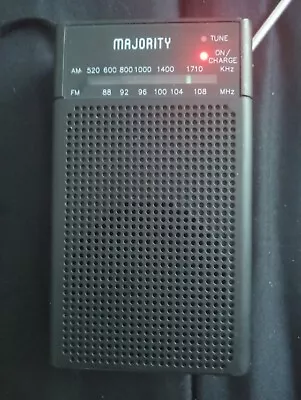 Majority Rechargeable FM/AM Pocket Radio Mini Portable Radio • $11