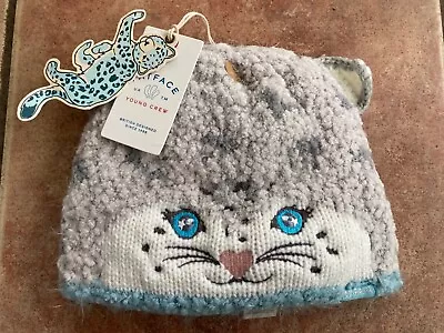 Fat Face Girls Sadie Snow Leopard Hat Age 7 - 10 M Medium New With Tags • £5.99