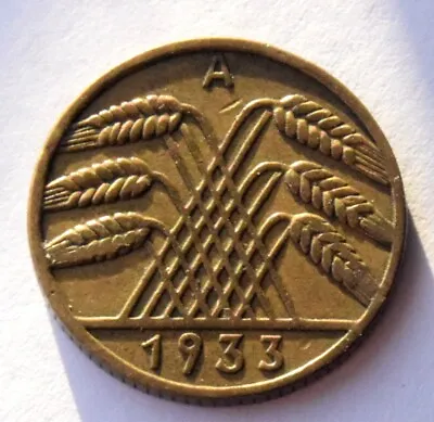1933A Germany 10 Reichspfennig Rare High Grade Coin • £49.99