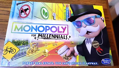 NEW Hasbro Monopoly For Millennials Board Game Factory Sealed • $14.97