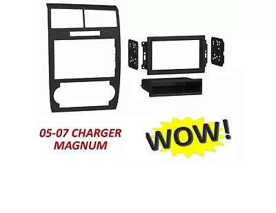 05 06 07 Dodge Charger Magnum Double Din Car Radio Stereo Installation Dash Kit • $48.36