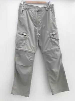 Trespass Duoskin Womens Cargo Walking Trousers / Shorts  Zip Off Legs XL UK 16 • £8