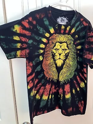 DOM  Short Sleeve T-shirt Reggae Rastafarian  100% Cotton Men’s Large • $9.99