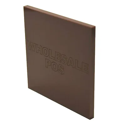 Brown 543 Acrylic Perspex® Plastic Sheet / A5 A4 & A3 / 3mm & 5mm Thickness • £4.13