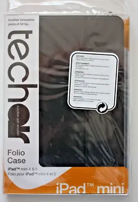 Tech Air Universal Folio Tablet Case For IPad Mini 4 & 5 Black Brand New Sealed • £4.99