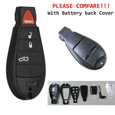 4BTN Remote Key Fob Shell Case For Dodge Chrysler Challenger Magnum Charger 300 • $8.78