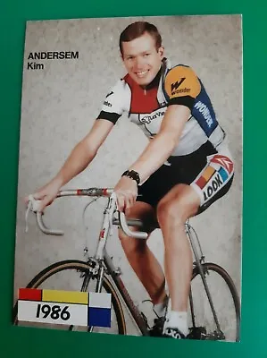 CYCLING Cycling Card KIM DIFFERENTSEM Team LA VIE CLAIRE WONDER 1986 • $3.18