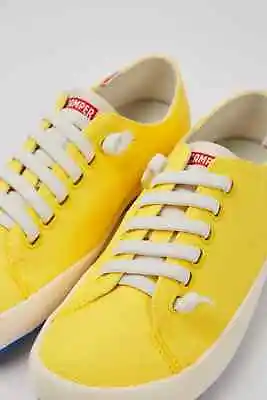 Camper Shoes Trainers Sneakers YELLOW PEU RAMBLA Casual Pumps UK Fitness • £54.99