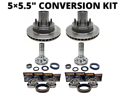 5×5.5 CONVERSION DELUXE KIT- Converts GM/Chevy 6 Lug To Ford 5 Lug Bolt Pattern • $999