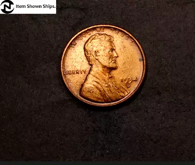 1934-D Lincoln Wheat Penny Cent ~ Choice BU (red) ~ Better Date~ (W940) • $18.58