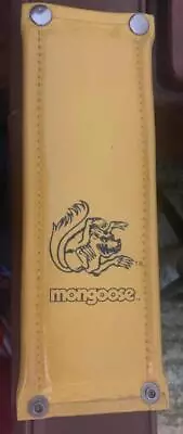 NOS Trademark Old School BMX OEM Genuine Mongoose Yellow Double Gooseneck Pad • $49.99