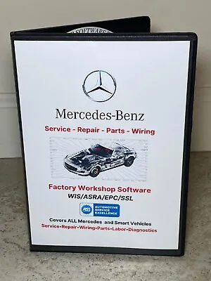 Mercedes WIS / ASRA & EPC Service Repair Workshop Manual Combo Pack CD DVD SET • $29.95