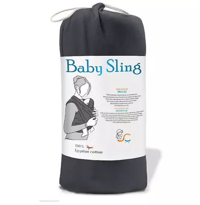 Baby Sling Stretchy Wrap Carrier Pouch Extra Soft And Lightweight Breastfeeding  • £15.30