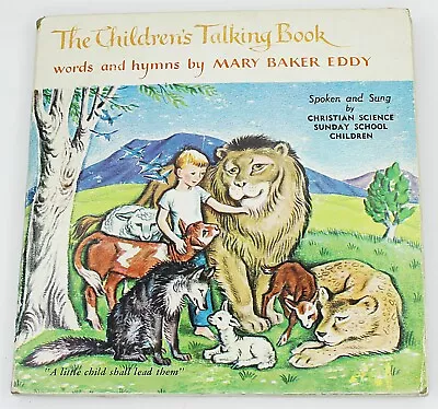 THE CHILDREN'S TALKING BOOK Words And Hymns By Mary Baker Eddy With 4 Records • $25.73