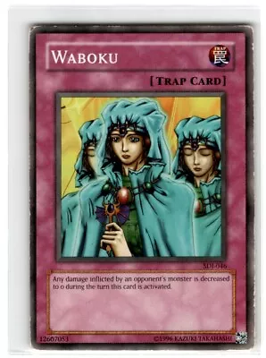 Yu-Gi-Oh! Waboku Common SDJ-046 Heavily Played Unlimited • $1.94