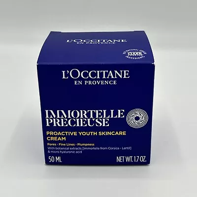 L'Occitane Immortelle Precious Proactive Youth Cream 1.7 Ounces New • $59.99