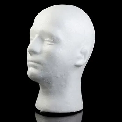 Head Wig Foam Mannequin 11 Inch Display Hat Glasses Styrofoam Male Model Stand • $9.99