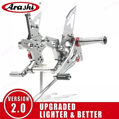 Arashi Racing Foot Pegs Rearsets For Kawasaki Ninja ZX6R ZX636 ZX-6R 2007 2008 • $146.82