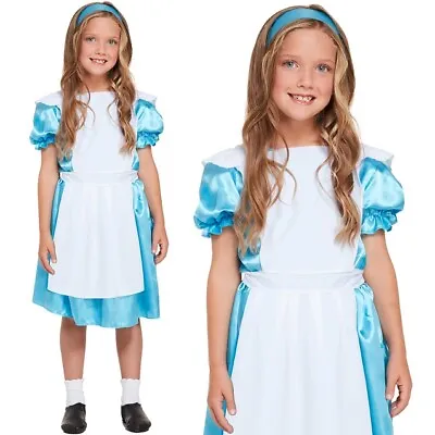 £7.50 • Buy Girls Alice In Wonderland Fancy Dress Costume Childs Book Day Outfit New H