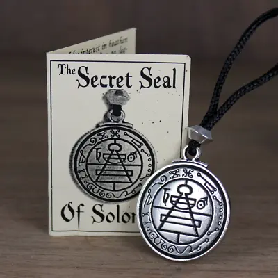 Secret Seal Of Solomon Talisman Pendant Amulet Hermetic Kabbalah Jewelry Magic • $19.99