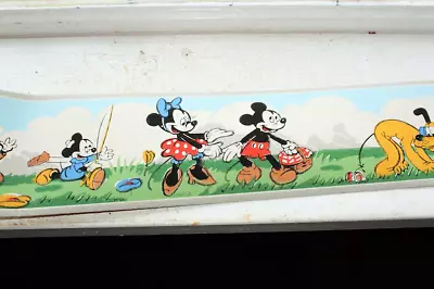 Vintage 1950s Mickey Mouse Wallpaper Border Dex Brand Unused Wall Paper • $21.06