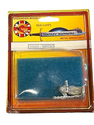 Grenadier Fantasy Warriors Lead Model Figures #5601 Witch RPG D&D VTG NOS • $7.95