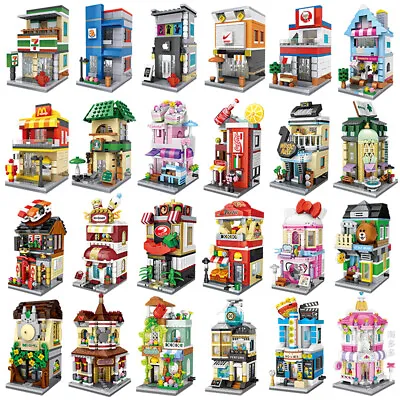 Mini Street Building Collection Diamond Blocks IBLOCK FUN Mini Nano Block 14+ • £12.99