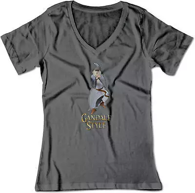 BSW Women's Gandalf Style Gangnam Music Dance V-Neck • $19.99