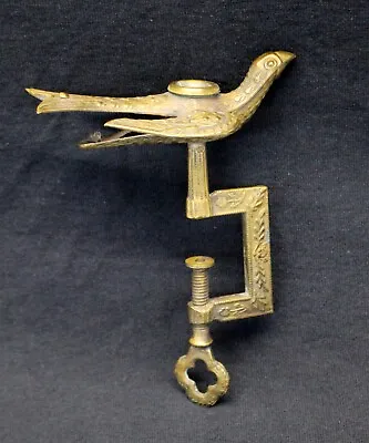 Antique Cast BRASS SEWING BIRD Accessory PATD. 1853 Early Example L@@K • $139
