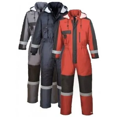 £75.99 • Buy Waterproof Overall Padded Coverall Winter Boilersuit  Hood Outdoors Size S585