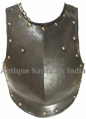 Breastplate Plate Armour German Cuirassiers Iron Breastplate Halloween Black • $183.59