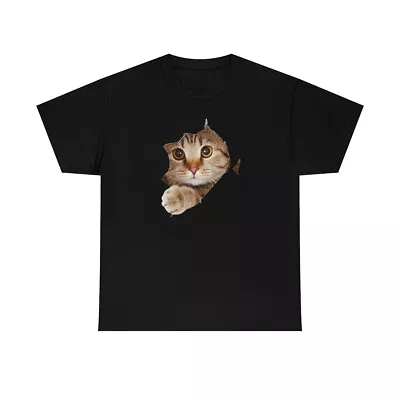 Cute Cat T-Shirt - Funny Cat Shirt / Meme Cat T-Shirt / Pet Lover Shirt Animals • £27.31