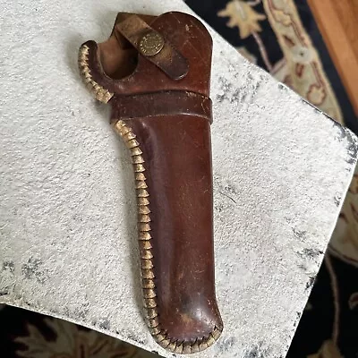 Vintage HEISER Holster Denver #419 Gun / Pistol  Leather Gun HOLSTER H.H. HEISER • $39.99