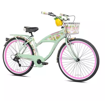 Women's Margaritaville Cruiser Bike 26  Perfect Fit Frame Green • $350