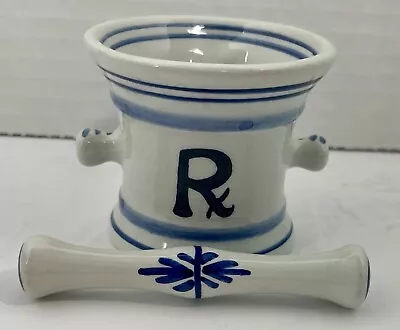 Delft Rx Mortar And Pestle Squibb Pharmaceutical Co Advertising 1959 Vintage • $29.99