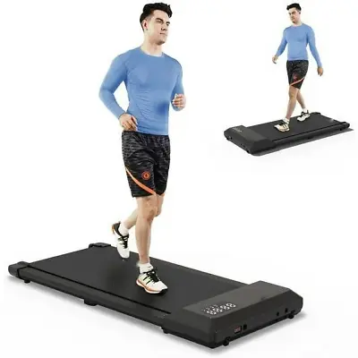 Used！2 In 1 Under Desk Treadmill Walking Pad Portable For Home/Office W/Remote • $135.99